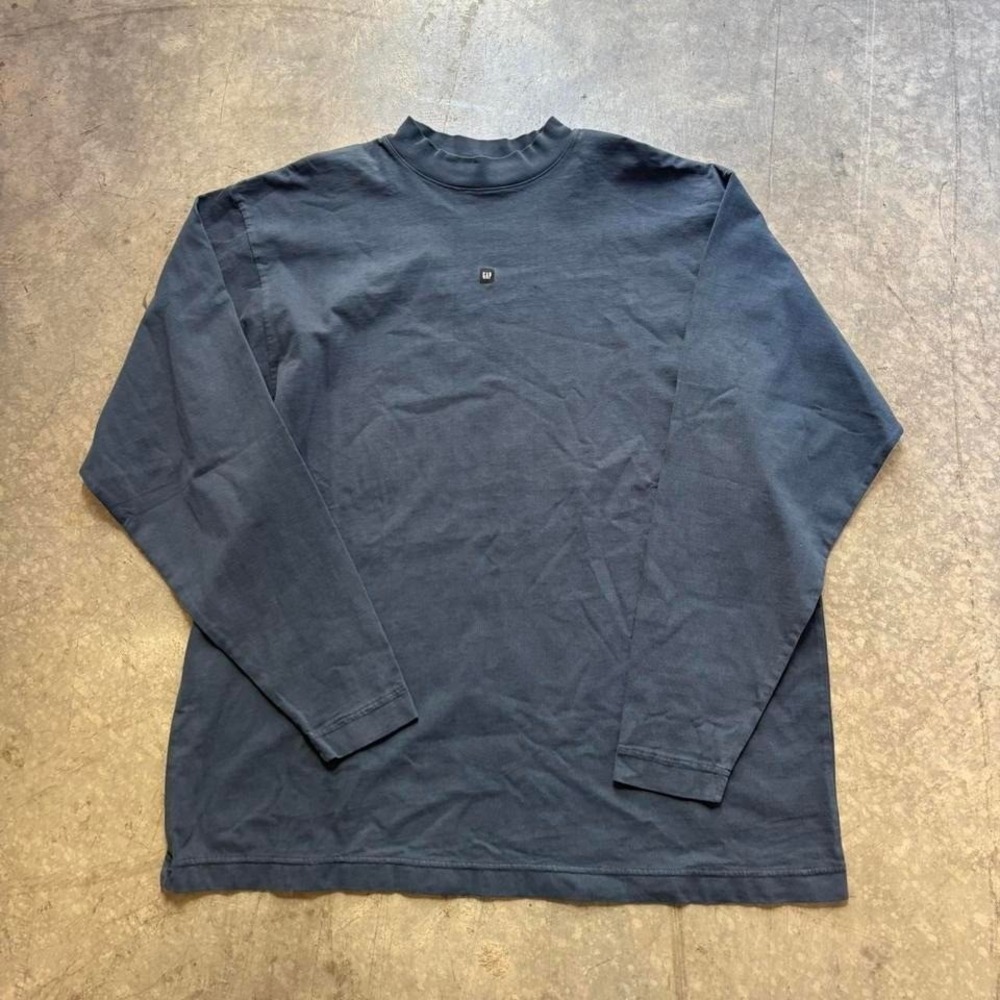 Yeezy Gap Longsleeve Navy Blue Shirt Size Small